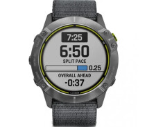 Купить - смарт-часы  Смарт-часы Garmin Enduro Steel with Gray UltraFit Nylon Strap (010-02408-00/10)
