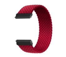 Купить - аксессуар к смарт-чсасам  Плетеный ремешок для Amazfit Bip/Bip U Pro/Bip S light/Bip 3 pro solo loop M (145 mm), Красный (1674863255)