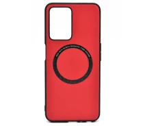 Купить - чехол для смартфона  Кожаный Чехол – накладка Leather Hybrid Case для OnePlus Nord CE 2 Lite с металлической вставкой red
