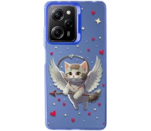 Купить - чехол для смартфона  TPU+PC Чехол TakiTaki Love magic glow для Xiaomi Poco X5 Pro 5G (Amurrr / Blue) (100153324)