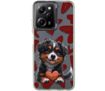 Купить - чехол для смартфона  TPU+PC Чехол TakiTaki Love magic glow для Xiaomi Poco X5 Pro 5G (Lovely dog / Black) (100153326)