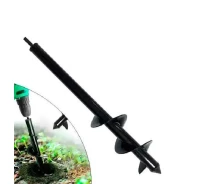 Купить - садового бура  Бур для земли на дрель спиральное сверло 8x45 см (020509)