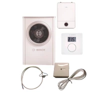 Купить - тепловой насос для бассейна  Тепловой насос Bosch Compress 7000i AWB 17 с термостатом CR10, электрокабелем
