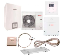 Купить - тепловой насос для бассейна  Тепловой насос Bosch Compress 3000 AWBS 6 с термостатом CR10, модулем ProControl Gateway, конденсатосборником, электрокабелем