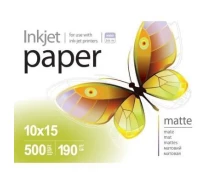 Купить - фотобумагу  Фотобумага PrintPro матовая 190г/м2 10x15см 500л (PME1905004R)