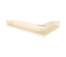 Купить - аксессуар для камина  Вентиляционная решетка для камина левая SAVEN Loft Angle 90х400х600 кремовая