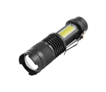 Купить - фонарик  Фонарь ручной аккумуляторный 525/8468-XPE COB zoom microUSB black