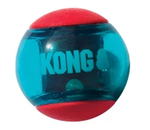 Купить - игрушку для животных  Игрушка мяч-пещалка для собак малых пород KONG Squeezz Action Ball S