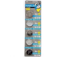 Купить - батарейку и аккумулятор  Батарейка Rablex CR2430, 3В, 5 шт
