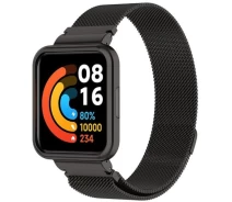 Купить - аксессуар к смарт-чсасам  Ремешок Deexe Milanese Bracelet для Xiaomi Redmi Watch 2 Lite - Black
