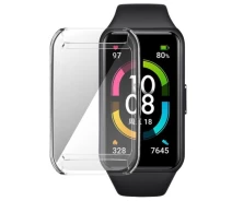 Купить - аксессуар к смарт-чсасам  Защитный чехол Enkay Clear Case для Huawei Band 6 / Honor Band 6 - Transparent