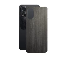 Купить - защитную пленку для смартфона  Защитная пленка StatusSKIN для OPPO A18 Корпус Винил Дерево серебристо-черное