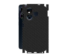 Купить - защитную пленку для смартфона  Защитная пленка StatusSKIN для Tecno Spark Go 2024 Корпус Винил Карбон черный