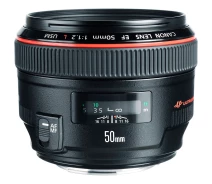 Купить - объектив  Объектив Canon EF 50mm f/1.2 L USM (1257B005) [93174]