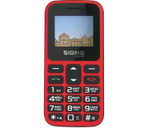 Купить - смартфон и мобильный телефон  Мобильный телефон Sigma mobile Comfort 50 HIT Red (UA UCRF)