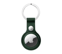 Купить - смарт-брелкок  Брелок с кольцом iLoungeMax Leather Key Ring Forest Green для AirTag ОЭМ