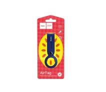 Купить - смарт-брелкок  Чехол-брелок для Apple AirTag Hoco Silicone protective shell (Long style) Sapphire-blue