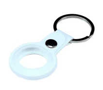 Купить - смарт-брелкок  Чехол для Apple AirTag - Silicone Key Ring (White) HC [57210]
