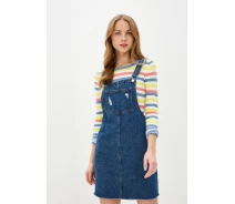 Купить - повседневное платье  Платье джинсовое ONLCORA LIFE 15200752 Dark Blue Denim ONLY XS Синий