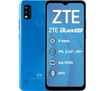 Купить - смартфон и мобильный телефон  Смартфон ZTE Blade A51 2/32GB Dual Sim Blue