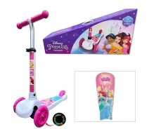 Купить - самоката  Самокат детский 3-х колесный "Disney Princess" Bambi LS2120 колеса с подсветкой