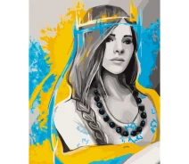 Купить - картину по номерам  Картина по номерам "Я – Украинка" Art Craft 10343-AC 40х50 см