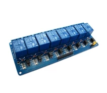 Купить - микрокомпьютер и комплектующие  8-канальный модуль реле 5V для Arduino PIC ARM AVR