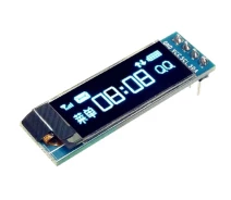 Купить - микрокомпьютер и комплектующие  OLED дисплей графический SSD1306 I2C 0.91" 128x32 Arduino AVR STM32