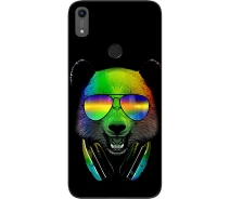 Купить - чехол для смартфона  Силиконовый бампер SMTT для Huawei honor 8A с изображением Мишка в наушниках
