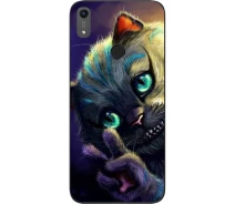 Купить - чехол для смартфона  Чехол силиконовый SMTT для Huawei honor 8A с картинкой Чеширский кот