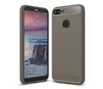 Купить - чехол для смартфона  Чехол накладка Polished Carbon для Huawei P Smart 2019 / Honor 10 Lite Gray