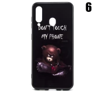 Купить - чехол для смартфона  Чехол Glass Case Don't touch my phone для Samsung Galaxy M40 / A60 6