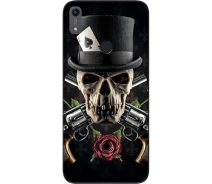 Купить - чехол для смартфона  Силиконовый чехол SMTT для Huawei honor 8A с картинкой Череп в шляпе