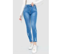 Купить - женские джинсы  Джинсы женские с потертостями Ager 214R1532 26 Синий