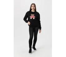 Купить - женские джинсы  Джинсы однотонные женские Karol D-558 34 Черный (265)