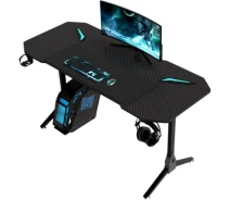 Купить - стол ПК  Геймерский компьютерный стол GT Racer T-1211 (120x60x73) Black