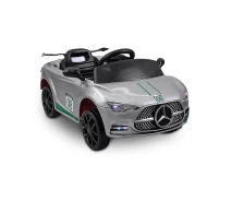 Купить - детский электро и веломобиль  Электромобиль Just Drive Mercedes-CL – серебряный