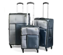 Купить - чемодан на колесах  Чемоданы текстиль Stenson R30949-Grey 20/24/28" 3 шт/наб