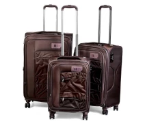 Купить - чемодан на колесах  Чемоданы текстиль Stenson R30958 20/24/28" 3 шт/наб Brown