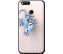Купить - чехол для смартфона  Чехол силиконовый на телефон Huawei Honor 7X Геккончик "1094u-1139-1529"