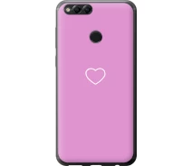 Купить - чехол для смартфона  Чехол силиконовый на телефон Huawei Honor 7X Сердце 2 "4863u-1139-1529"
