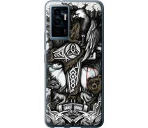 Купить - чехол для смартфона  Чехол силиконовый на телефон Vivo V23e Тату Викинг "4098u-2641-1529"