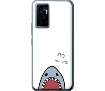 Купить - чехол для смартфона  Чехол силиконовый на телефон Vivo V23e Акула "4870u-2641-1529"