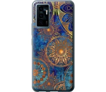 Купить - чехол для смартфона  Чехол силиконовый на телефон Vivo V23e Золотой узор "678u-2641-1529"