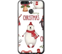 Купить - чехол для смартфона  Чехол силиконовый на телефон Huawei Honor V9 / Honor 8 Pro Merry Christmas "4106u-1246-1529"
