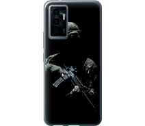 Купить - чехол для смартфона  Чехол силиконовый патриотический на телефон Vivo V23e Защитник v3 "5226u-2641-1529"