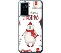 Купить - чехол для смартфона  Чехол силиконовый на телефон Vivo V23e Merry Christmas "4106u-2641-1529"