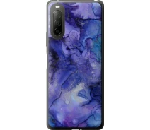 Купить - чехол для смартфона  Чехол силиконовый на телефон Sony Xperia 10 II Мрамор 7 "4802u-2528-1529"