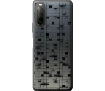 Купить - чехол для смартфона  Чехол силиконовый на телефон Sony Xperia 10 II Кубики "1061u-2528-1529"
