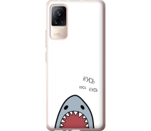 Купить - чехол для смартфона  Чехол силиконовый на телефон Xiaomi Civi Акула "4870u-2491-1529"